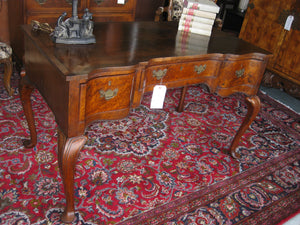 Antique clawfoot desk for a home office. 